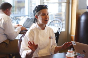 Mix It Up Emie Dunagan (18) has made use of the tools at Chef Space to create pastries for her bakery. She’s able to make her dream of creating “pastry art” a reality. “What better way to make someone smile than to create a beautiful piece of art that they can not only appreciate visually, but tastefully as well,” Dunagan said.